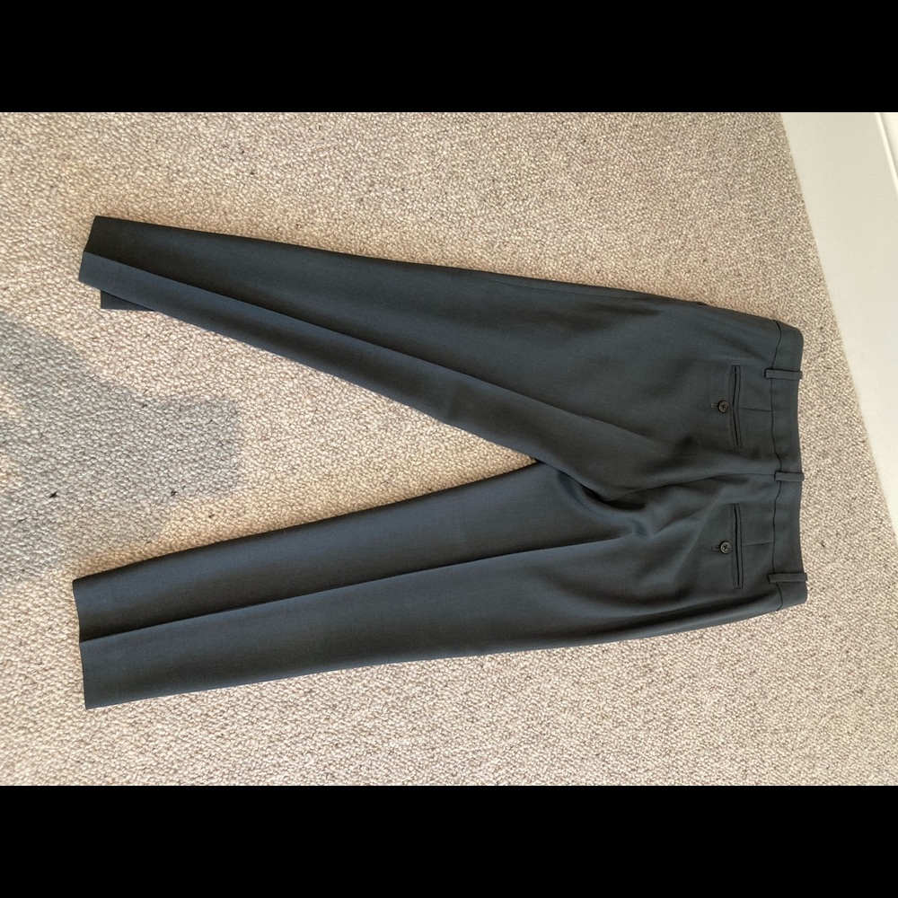 JCrew Grey Cropped Trouser Size 2, city fit
